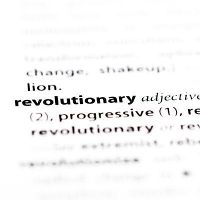 Dictionary page focusing on the word revolutionary